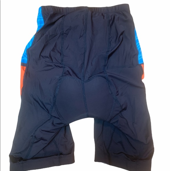 VOmax PMC08 Pan Mass Challenge PMC 2008 Cycling Racing Padded Shorts Size L Neon - Picture 4 of 11